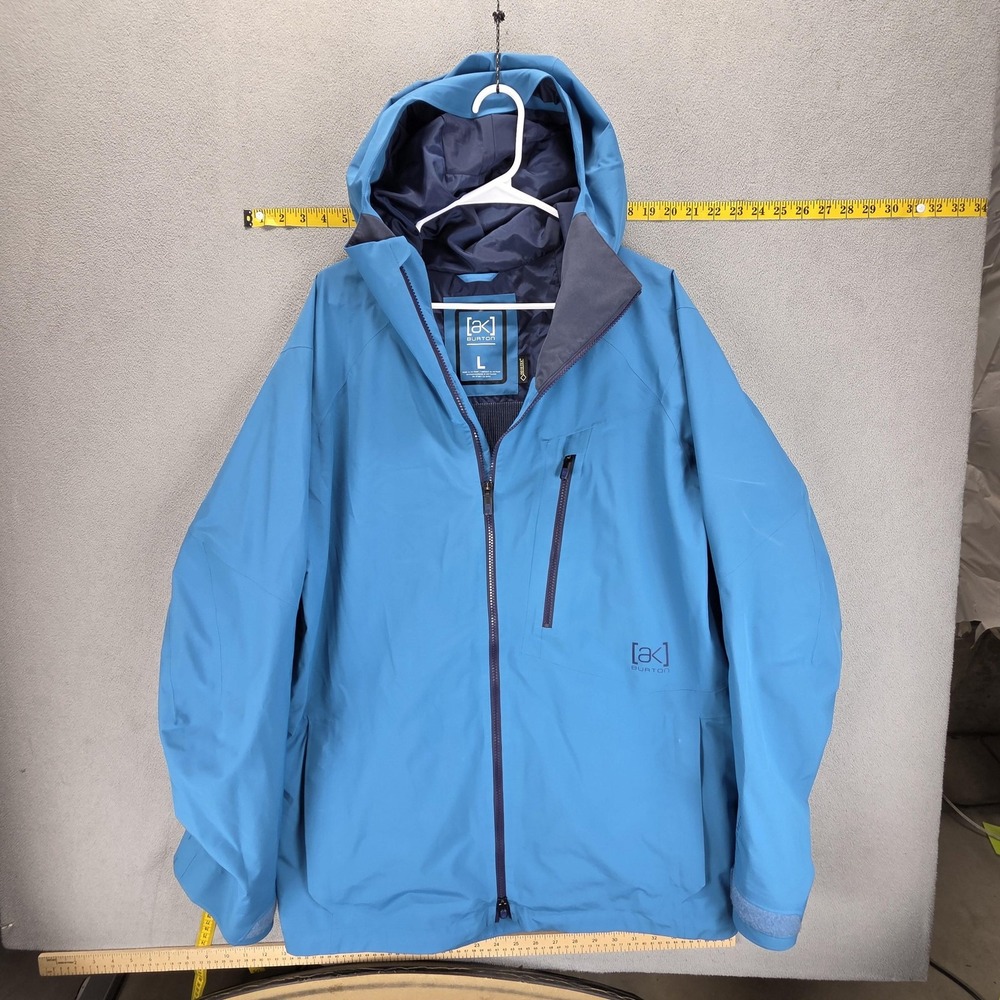 Burton Jacket Mens L Blue AK 2L Cyclic Gore-Tex Hooded Ski Snowboard Waterproof